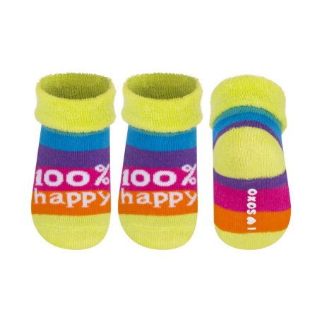 SOXO 100% HAPPY színes baba zokni 16-18