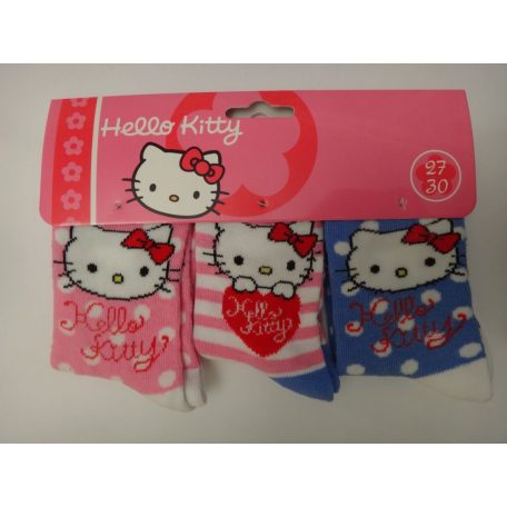 Hello_Kitty_Gyerek_Zokni_23-26_3_Par